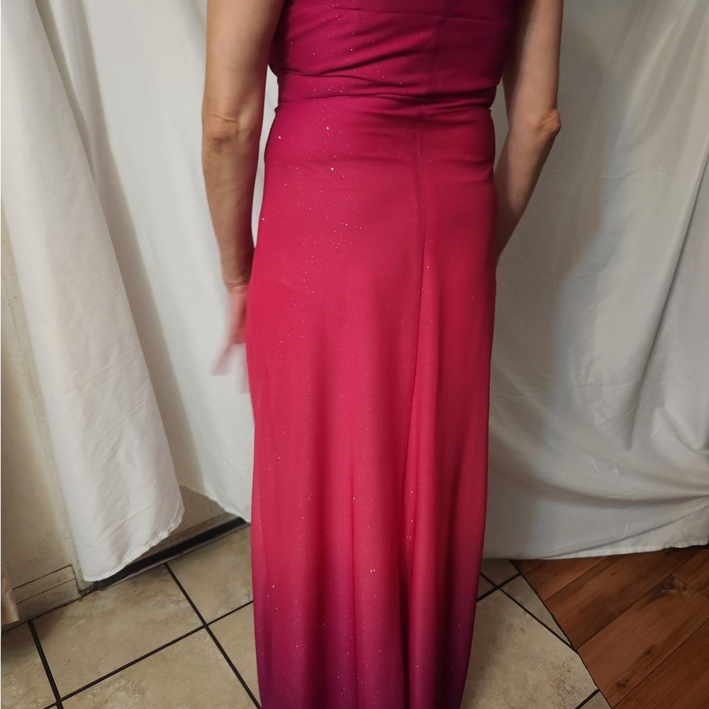 Reign Fuchsia Backless Dress